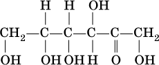 Фруктоза химическая формула
