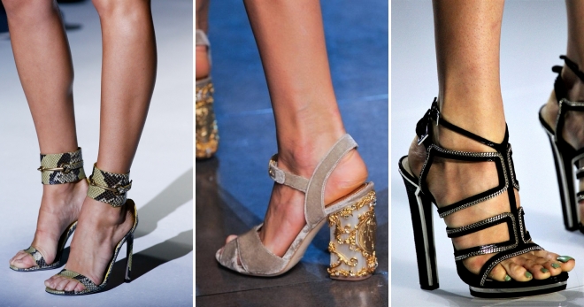 Босоножки на каблуке – какие выбрать и с чем носить?