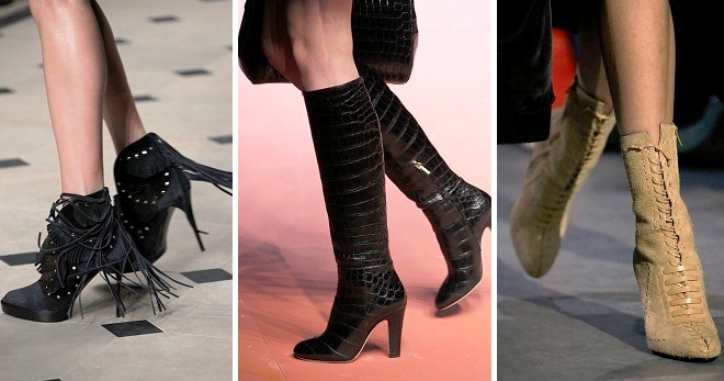 Сапоги женские ботфорты осенние