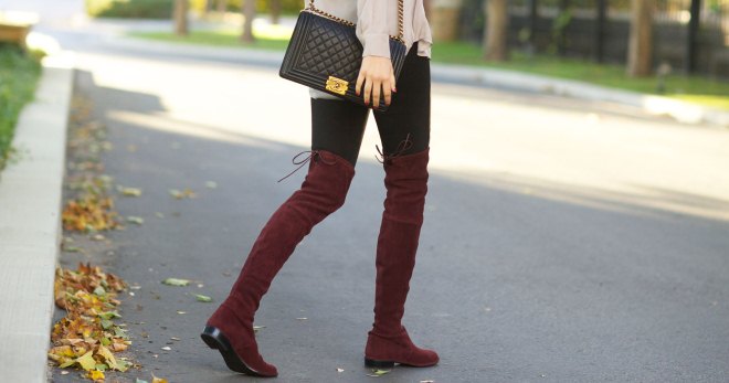 Замшевые ботфорты – с чем носить и как создать стильный образ?