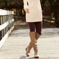 Сапоги зимние коричневые женские