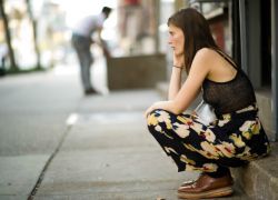 женские ботинки на толстой подошве 