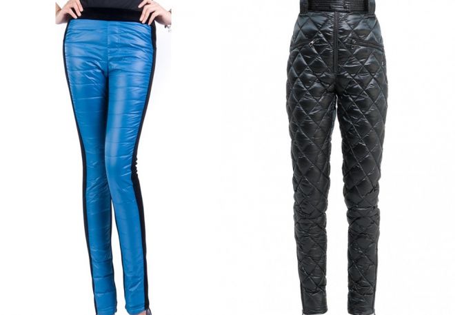 женские утепленные брюки11