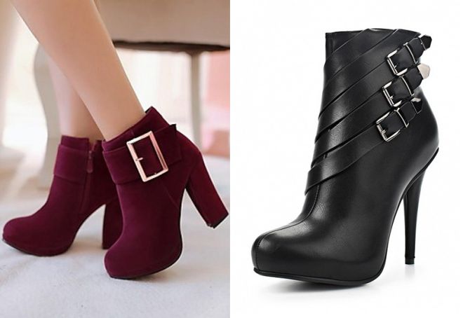 женские демисезонные ботильоны 