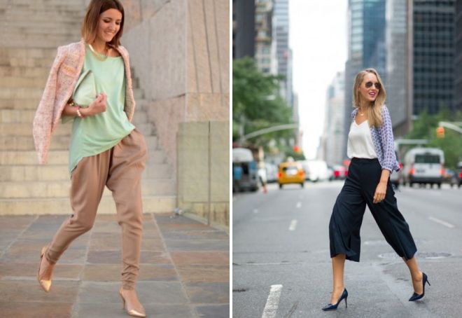 брюки с туфлями сочетания