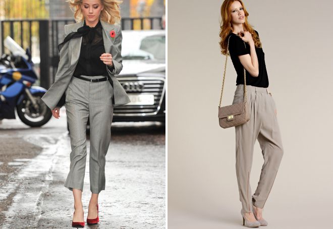 туфли под серые брюки