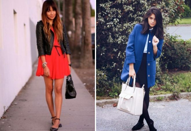 образы с черными балетками