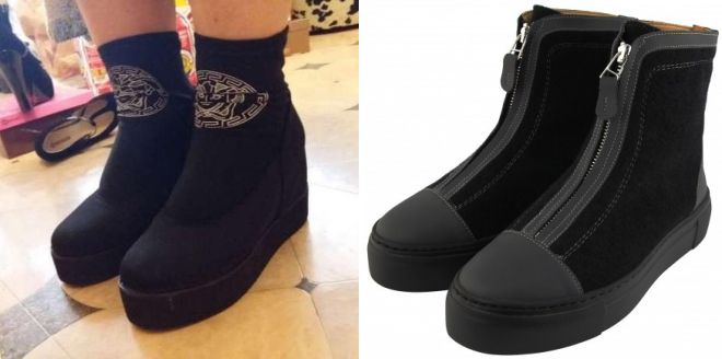 высокие черные слипоны 2017