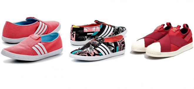 Женские слипоны Адидас