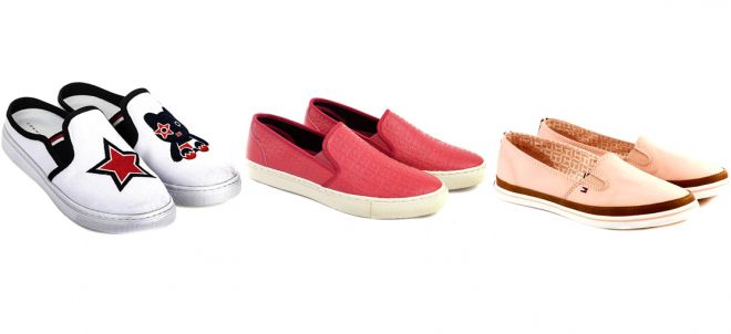 Женские слипоны Томми Хилфигер