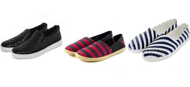 Модные женские слипоны