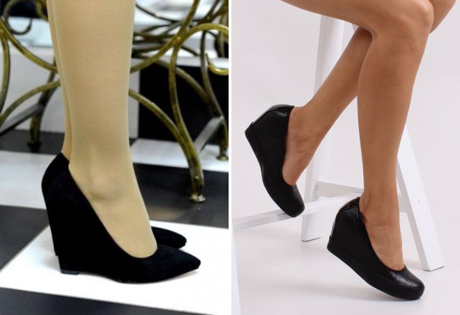 туфли лодочки черного цвета