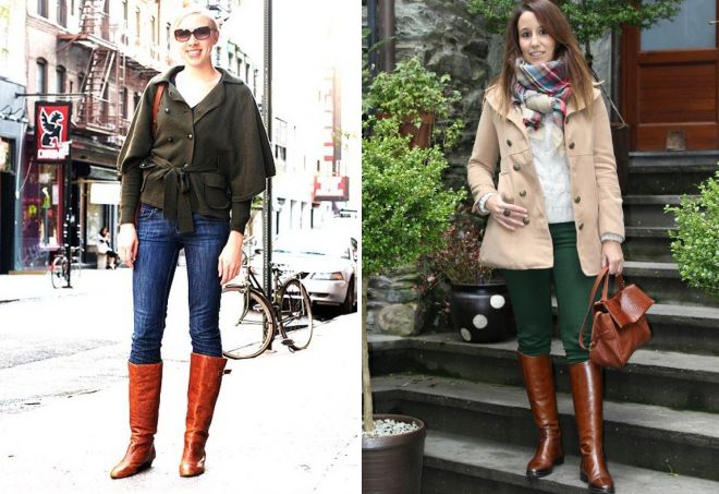 образы с коричневыми сапогами