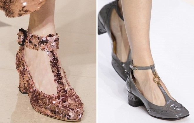 туфли на устойчивом каблуке с ремешком туфли на устойчивом каблуке с ремешком