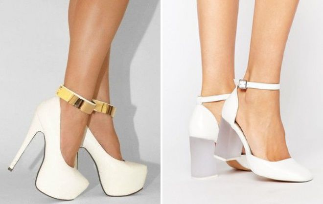 белые туфли на ремешке белые туфли на ремешке