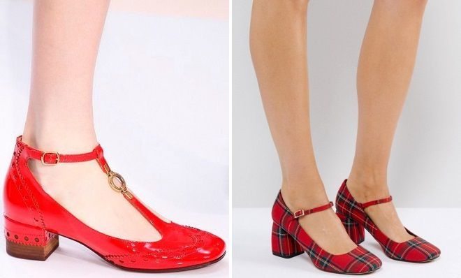 туфли на низком каблуке с ремешком туфли на низком каблуке с ремешком