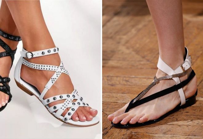 высокие босоножки без каблука