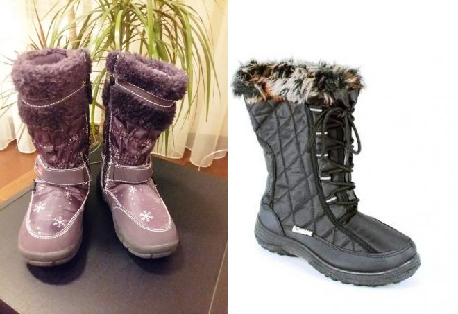 женские термо сапоги на зиму