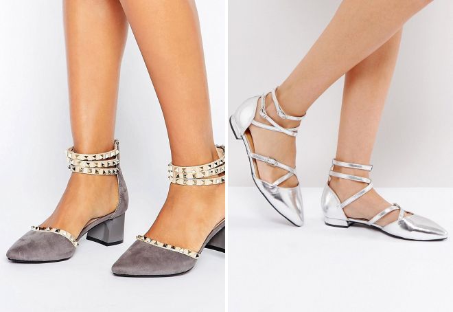 туфли серого цвета