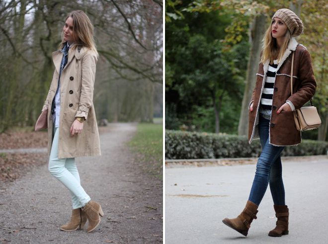 женские замшевые демисезонные ботинки