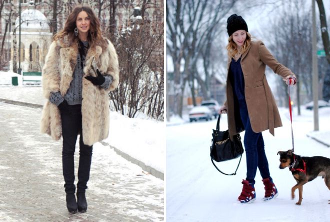 зимние ботинки на танкетке