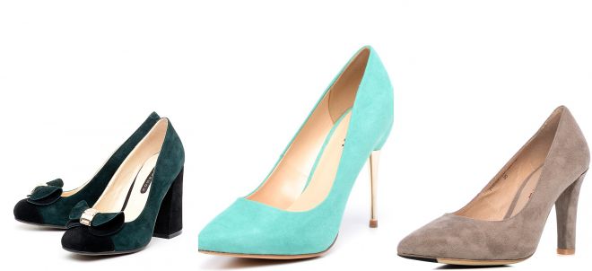 женские классические туфли лодочки на каблуке