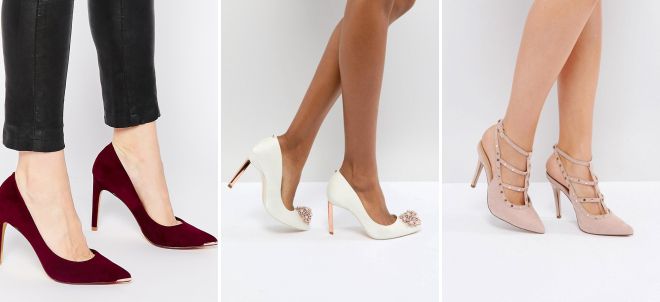 классические туфли лодочки на шпильке