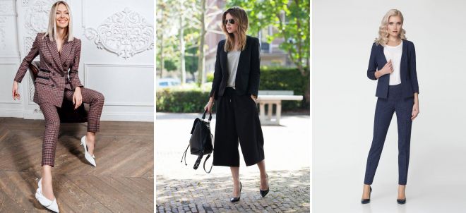 класcические туфли с деловым костюмом