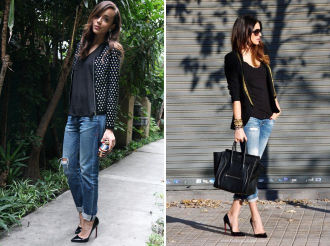 с чем носить лодочки