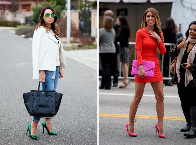 с чем носить женские туфли лодочки