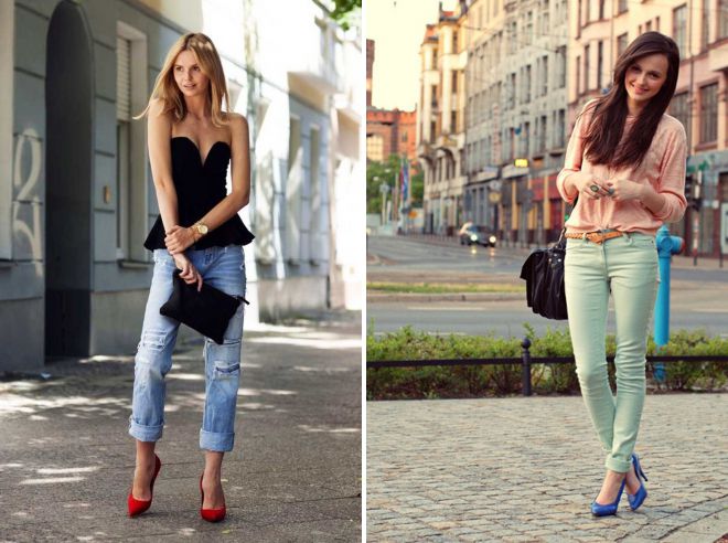 с чем носить лодочки