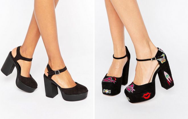 красивые черные туфли