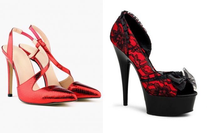 красивые туфли на высоком каблуке