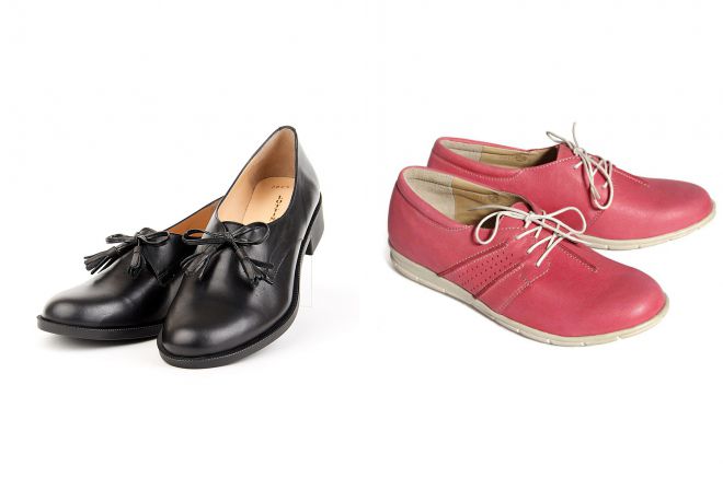 красивые туфли без каблука