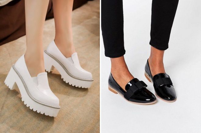 красивые демисезонные туфли