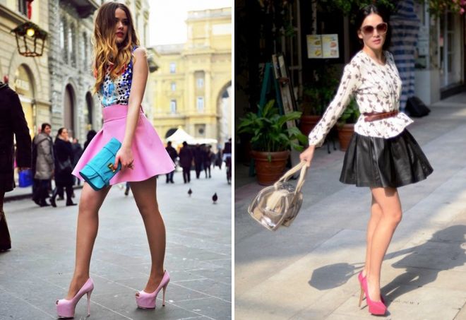 розовые туфли на каблуке