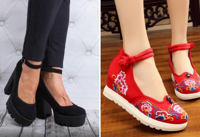  замшевые туфли на тракторной подошве