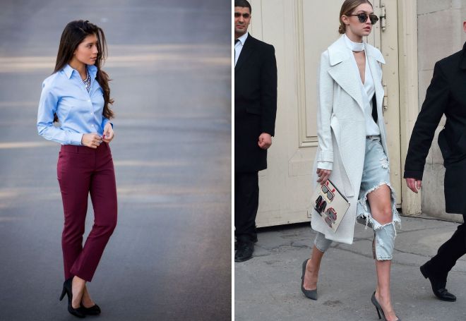 женские замшевые туфли на каблуке