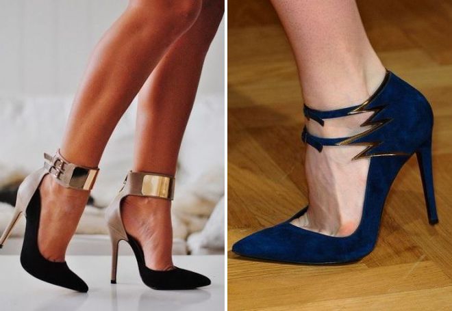 стильные замшевые туфли