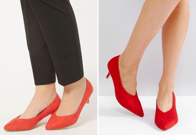 туфли из замши