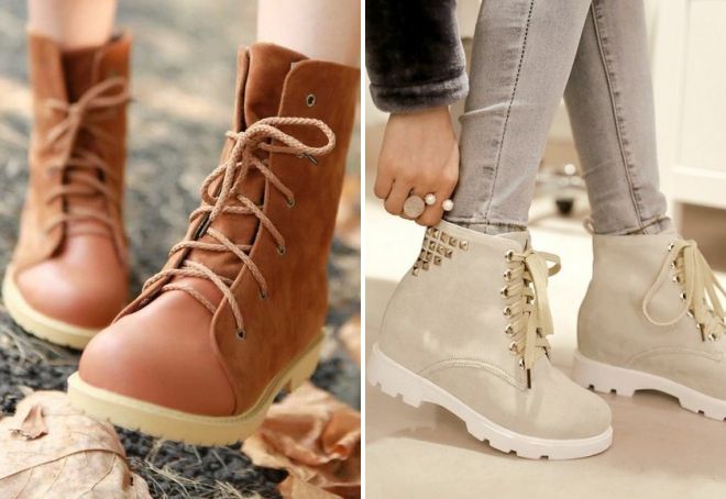 ботинки осень 2017 со шнуровкой ботинки осень 2017 со шнуровкой