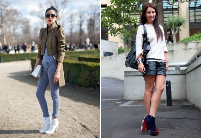 модные ботильоны на толстом каблуке