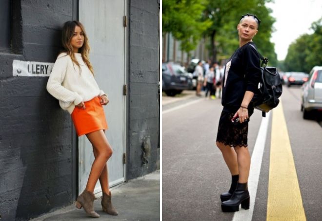 женские ботильоны на толстом каблуке