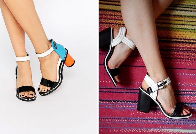 босоножки на толстом каблуке 2017