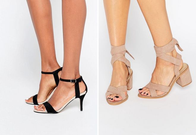 женские босоножки на каблуке 2017