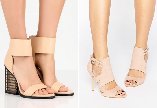 красивые босоножки на каблуке 2017