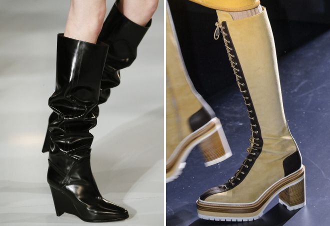 сапоги осень 2017