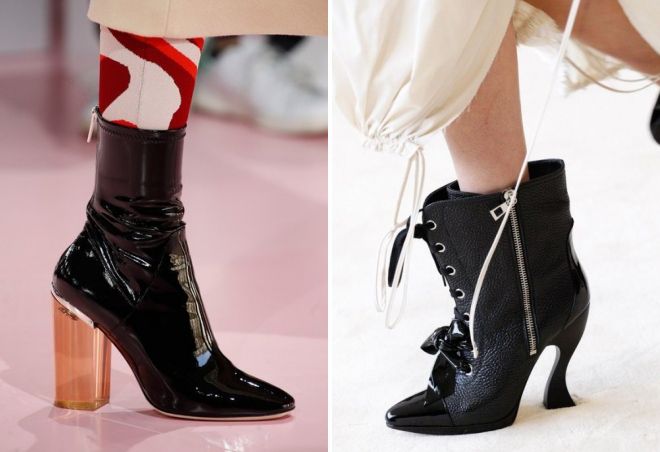 осенняя обувь на каблуке 2017