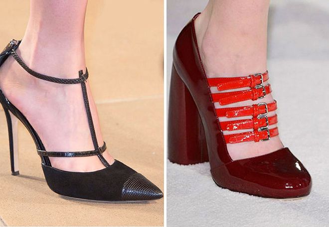 кожаные туфли с ремешками кожаные туфли с ремешками