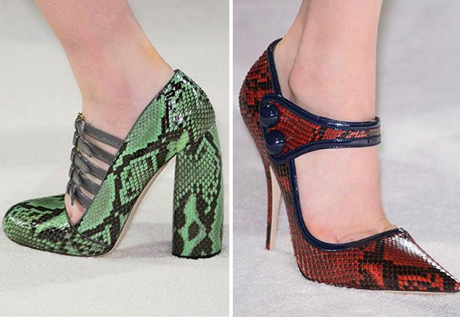 туфли из кожи рептилий туфли из кожи рептилий